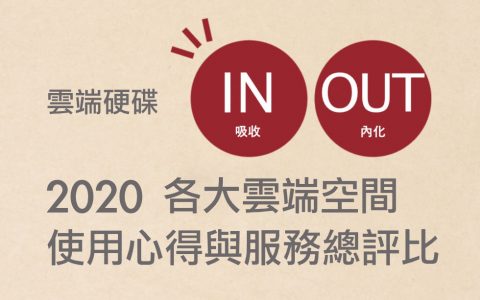 2020 各大雲端硬碟使用心得以及服務總評比